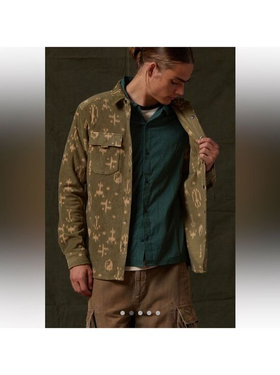 Roark Other - Roark Diablo Polar Long Sleeve Men’s Flannel Button Up Shirt Size S EUC Olive